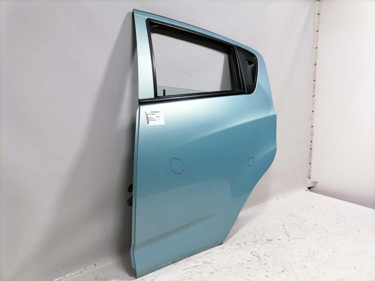 Chevrolet Spark original T&uuml;r hinten links GJS Ice Teal Rohbau Bj.2012